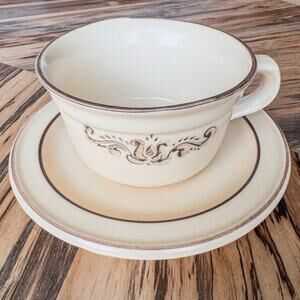 1976, Vintage Pfaltzgraff Village Collection, Cup and Saucer Set